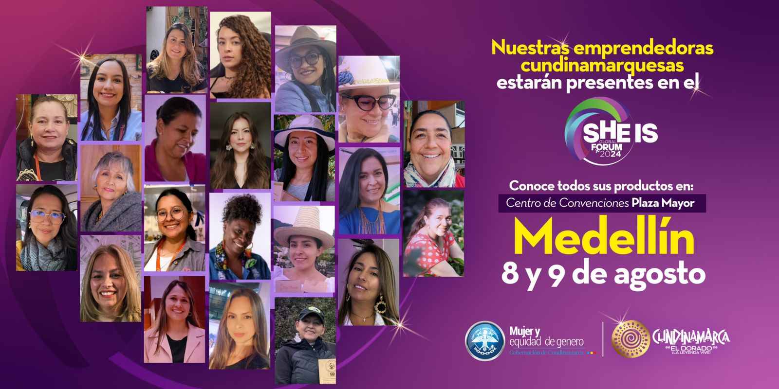 Emprendedoras cundinamarquesas llegan a la gala morada

