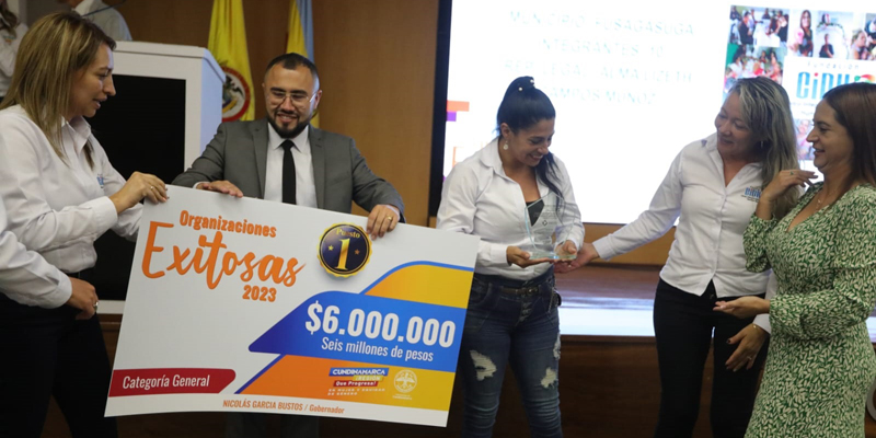 Cundinamarca premió a las mejores Organizaciones Exitosas 2023

