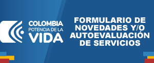 Imagen: Formulario de Novedades y/o Autoevaluación de Servicios