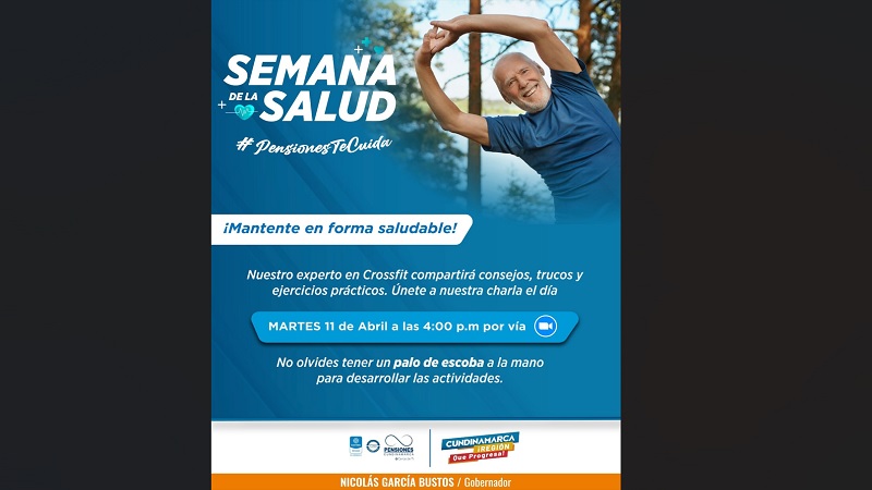  imagen: Semana de la salud - #PensionesTeCuida