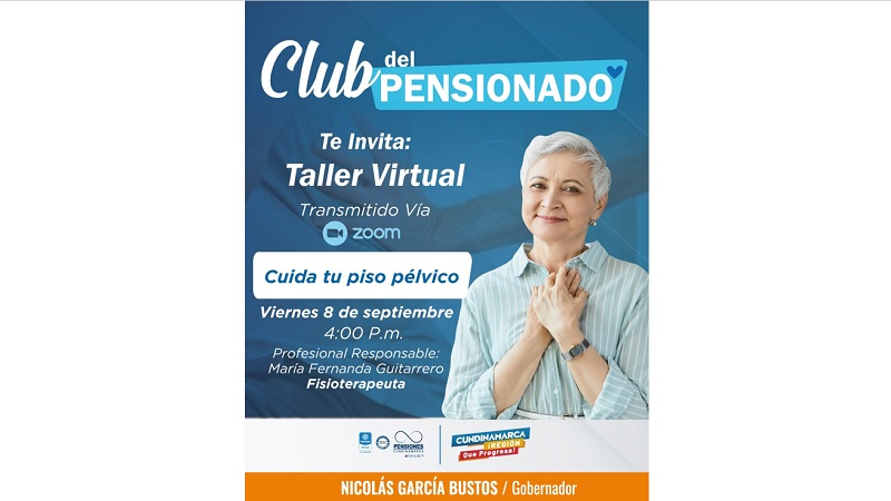 Imagen: Taller virtual – cuida tu piso pélvico  