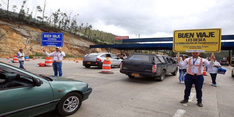 Buen viaje le desea la Gobernación de Cundinamarca



