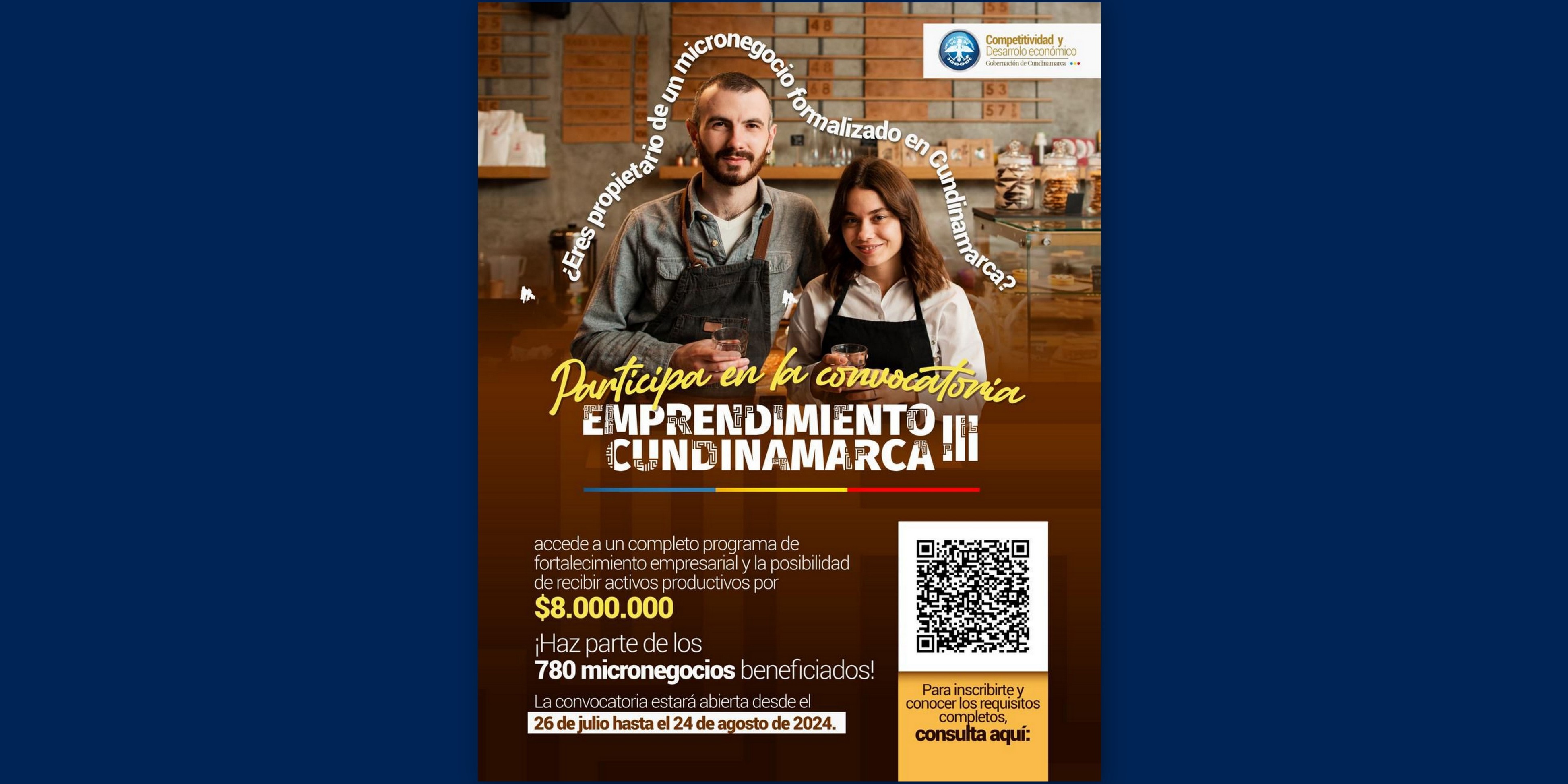 ¡Emprendedor Cundinamarqués, fortalezca su negocio!

