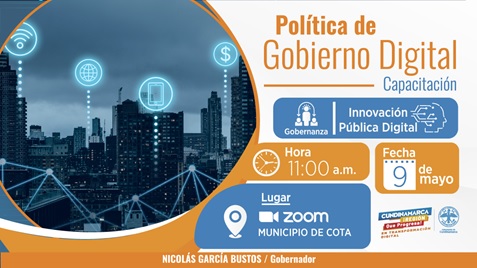  imagen: Capacitación en ¨política de gobierno digital¨