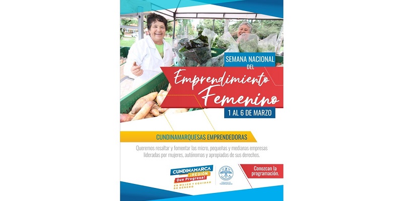 Imagen: En Cundinamarca inicia la “Semana del Emprendimiento Femenino”be’