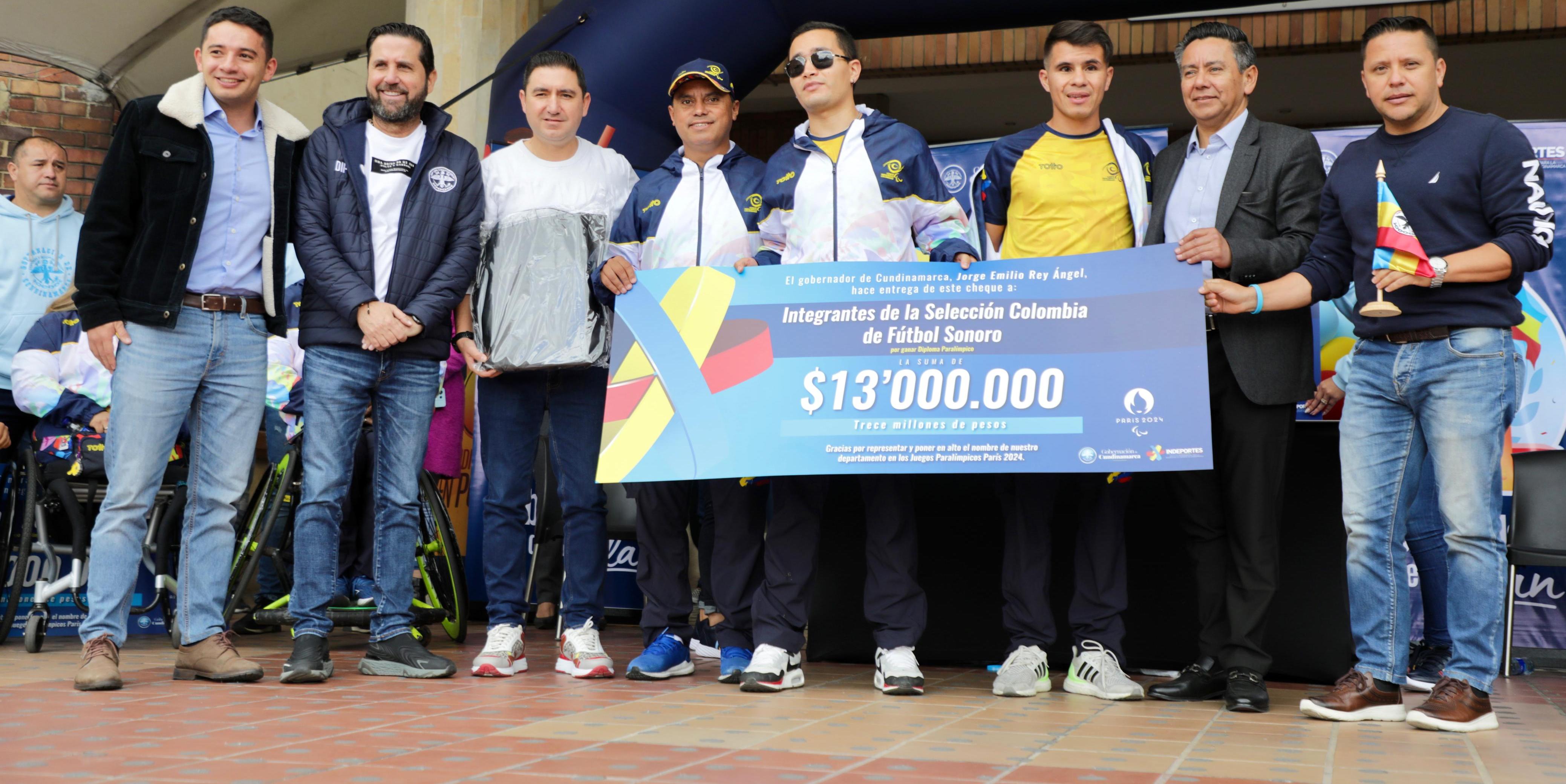 Cundinamarca rindió homenaje a los deportistas que brillaron en los Juegos Paralímpicos de París 2024