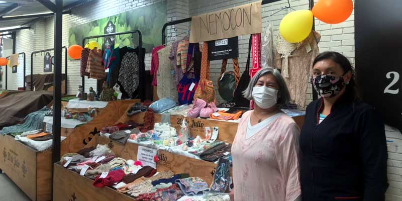 Mujeres cundinamarquesas presentes en la plaza de mercado del 20 de Julio

